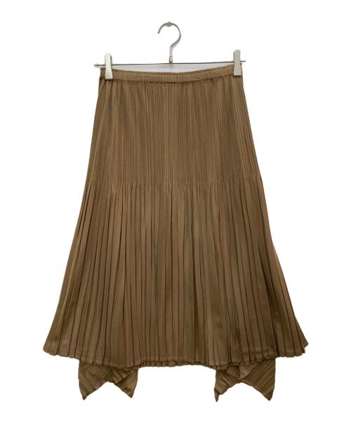 PLEATS PLEASE（プリーツプリーズ）PLEATS PLEASE (プリーツプリーズ) プリーツスカート ブラウン サイズ:2の古着・服飾アイテム