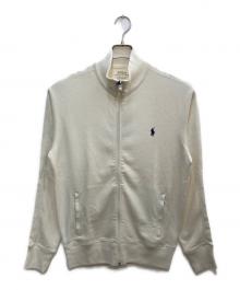 POLO RALPH LAUREN（ポロ・ラルフローレン）の古着「ニットジャケット」｜ホワイト