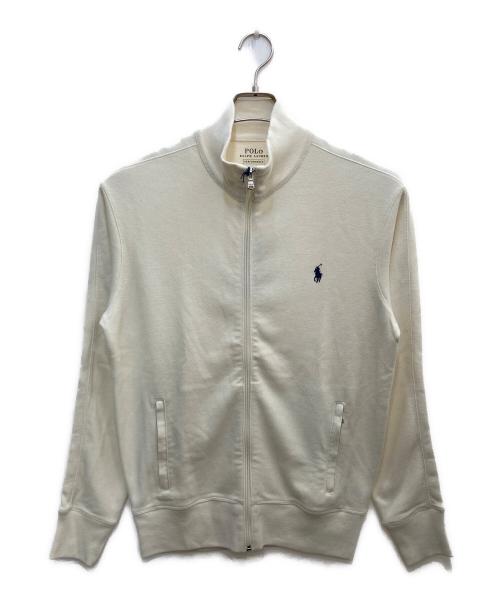 POLO RALPH LAUREN（ポロ・ラルフローレン）POLO RALPH LAUREN (ポロ・ラルフローレン) ニットジャケット ホワイト サイズ:Sの古着・服飾アイテム