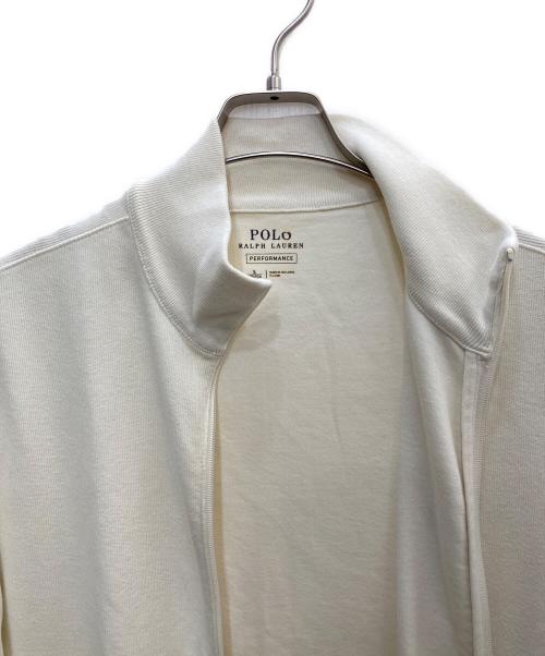 POLO RALPH LAUREN（ポロ・ラルフローレン）POLO RALPH LAUREN (ポロ・ラルフローレン) ニットジャケット ホワイト サイズ:Sの古着・服飾アイテム