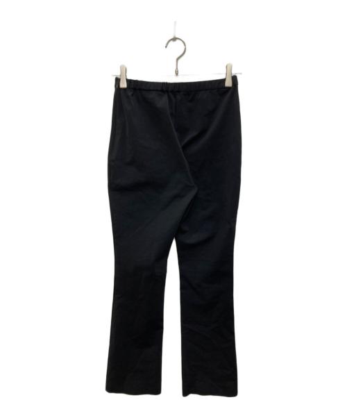 LE PHIL（ル フィル）LE PHIL (ル フィル) ハイストレッチフロントスリットパンツ ブラックの古着・服飾アイテム