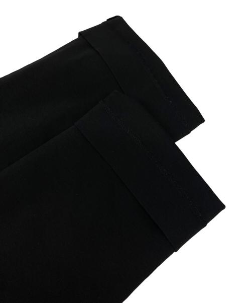 LE PHIL（ル フィル）LE PHIL (ル フィル) ハイストレッチフロントスリットパンツ ブラックの古着・服飾アイテム