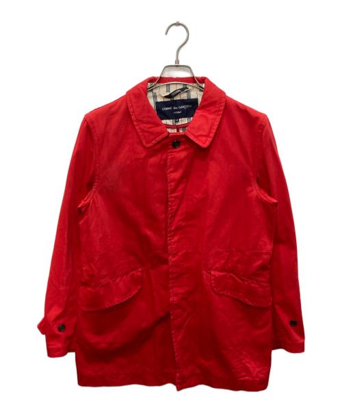 COMME des GARCONS HOMME（コムデギャルソン オム）COMME des GARCONS HOMME (コムデギャルソン オム) GLOVER ALL (グローバーオール) コート レッド サイズ:Sの古着・服飾アイテム