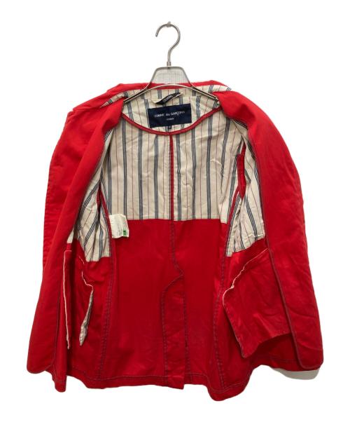 COMME des GARCONS HOMME（コムデギャルソン オム）COMME des GARCONS HOMME (コムデギャルソン オム) GLOVER ALL (グローバーオール) コート レッド サイズ:Sの古着・服飾アイテム