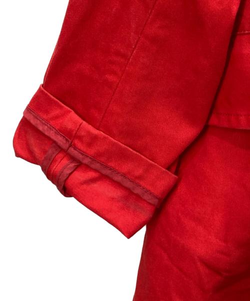 COMME des GARCONS HOMME（コムデギャルソン オム）COMME des GARCONS HOMME (コムデギャルソン オム) GLOVER ALL (グローバーオール) コート レッド サイズ:Sの古着・服飾アイテム