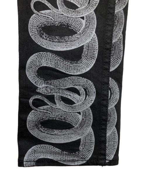 Hysteric Glamour（ヒステリックグラマー）Hysteric Glamour (ヒステリックグラマー) SNAKE LOOP スキニーデニムパンツ ブラック サイズ:28の古着・服飾アイテム