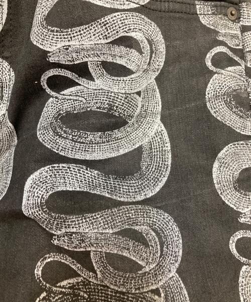 Hysteric Glamour（ヒステリックグラマー）Hysteric Glamour (ヒステリックグラマー) SNAKE LOOP スキニーデニムパンツ ブラック サイズ:28の古着・服飾アイテム