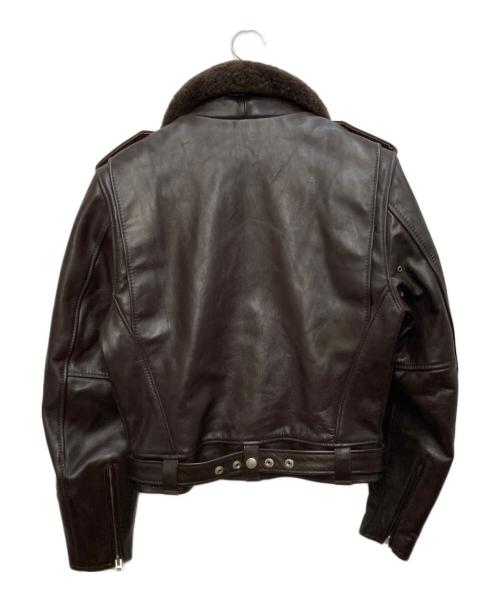 HARLEY-DAVIDSON（ハーレーダビッドソン）HARLEY-DAVIDSON (ハーレーダビッドソン) ホースハイドポリスマンジャケット ブラウン サイズ:Mの古着・服飾アイテム