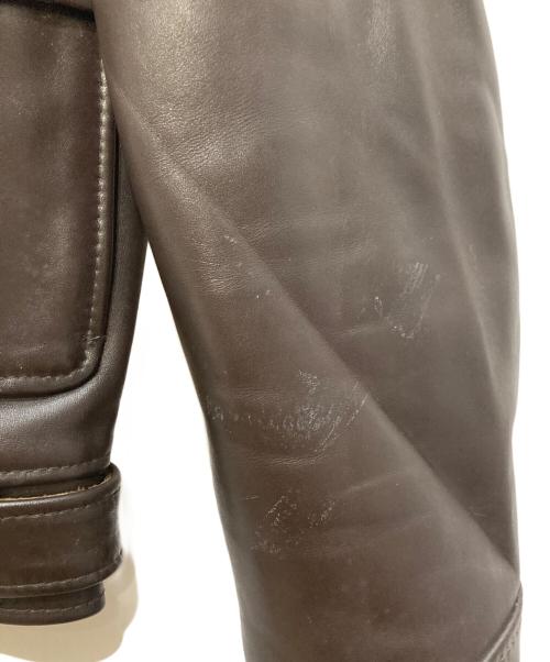 HARLEY-DAVIDSON（ハーレーダビッドソン）HARLEY-DAVIDSON (ハーレーダビッドソン) ホースハイドポリスマンジャケット ブラウン サイズ:Mの古着・服飾アイテム