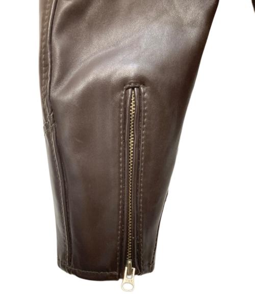 HARLEY-DAVIDSON（ハーレーダビッドソン）HARLEY-DAVIDSON (ハーレーダビッドソン) ホースハイドポリスマンジャケット ブラウン サイズ:Mの古着・服飾アイテム