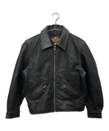 HARLEY-DAVIDSON（ハーレーダビッドソン）の古着「シングルライダースジャケット」｜ブラック