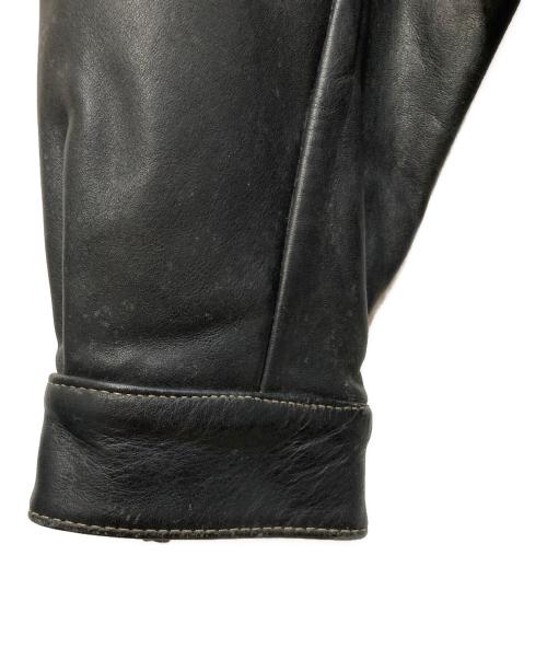 HARLEY-DAVIDSON（ハーレーダビッドソン）HARLEY-DAVIDSON (ハーレーダビッドソン) シングルライダースジャケット ブラック サイズ:Mの古着・服飾アイテム