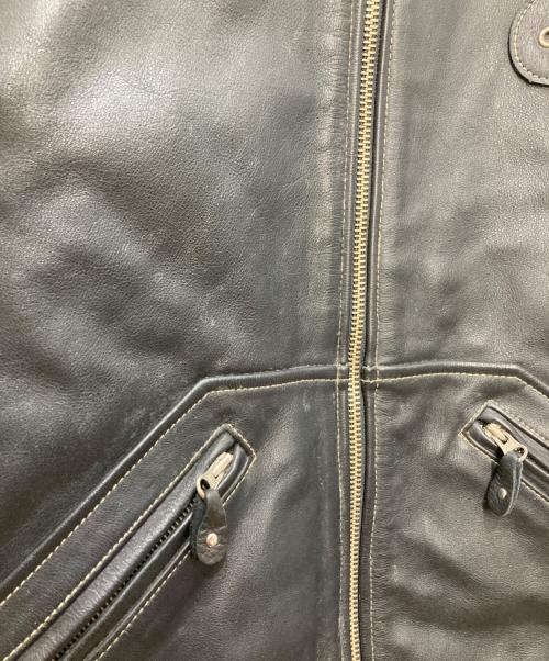 HARLEY-DAVIDSON（ハーレーダビッドソン）HARLEY-DAVIDSON (ハーレーダビッドソン) シングルライダースジャケット ブラック サイズ:Mの古着・服飾アイテム