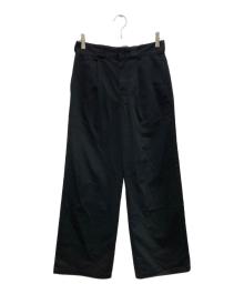 Dickies×ok.soon（ディッキーズ×オクスン）の古着「タックワイドパンツ」｜ブラック
