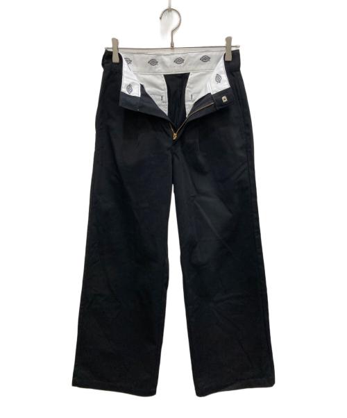 Dickies（ディッキーズ）Dickies (ディッキーズ) ok.soon (オクスン) タックワイドパンツ ブラック サイズ:Sの古着・服飾アイテム