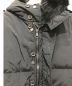 中古・古着 MONCLER (モンクレール) ラムレザーライナー付ダウンジャケット ブラック サイズ:１：39800円