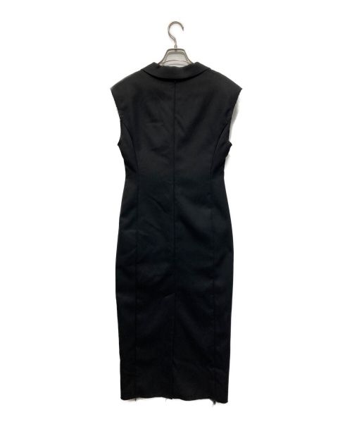 LE CIEL BLEU（ルシェルブルー）LE CIEL BLEU (ルシェルブルー) Twisted Tailored Dress ブラック サイズ:SIZE 36の古着・服飾アイテム