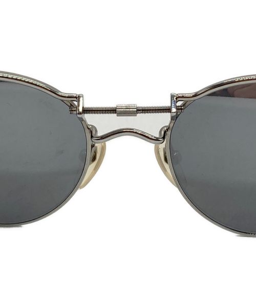 Jean Paul GAULTIER（ジャンポールゴルチェ）Jean Paul GAULTIER (ジャンポールゴルチエ) ネジモチーフミラーレンズサングラス ブラックの古着・服飾アイテム