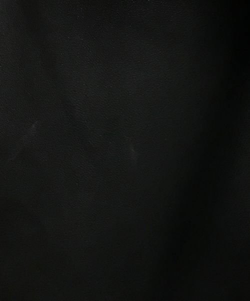 ENFOLD（エンフォルド）ENFOLD (エンフォルド) シンセティックレザーペプラムスカート ブラック サイズ:SIZE 38の古着・服飾アイテム