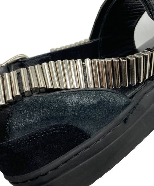 TOGA VIRILIS（トーガ ビリリース）TOGA VIRILIS (トーガ ビリリース) デコラティブサンダル ブラック サイズ:40の古着・服飾アイテム