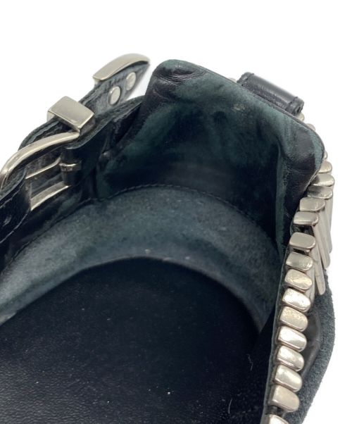 TOGA VIRILIS（トーガ ビリリース）TOGA VIRILIS (トーガ ビリリース) デコラティブサンダル ブラック サイズ:40の古着・服飾アイテム