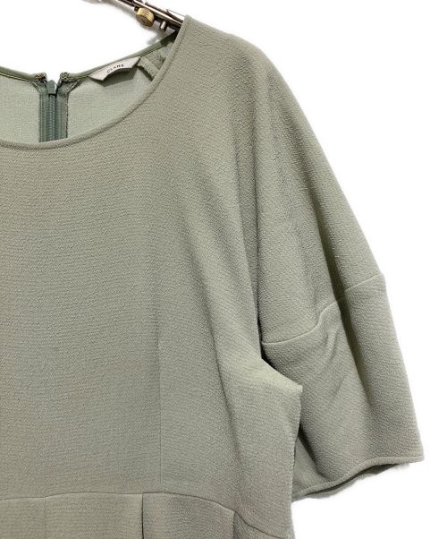 CLANE（クラネ）CLANE (クラネ) LANTERN SLEEVE ALL IN ONE グリーン サイズ:SIZE 2の古着・服飾アイテム