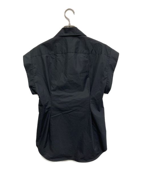 LOEFF（ロエフ）LOEFF (ロエフ) ブロードウィングシャツ ブラック サイズ:SIZE 0の古着・服飾アイテム