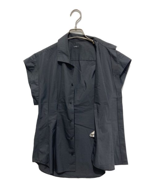 LOEFF（ロエフ）LOEFF (ロエフ) ブロードウィングシャツ ブラック サイズ:SIZE 0の古着・服飾アイテム