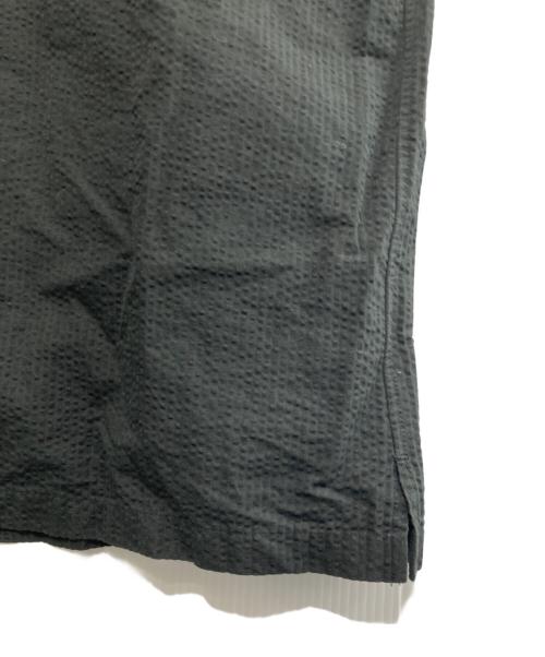 Ron Herman（ロンハーマン）Ron Herman (ロンハーマン) シアサッカーシャツ ブラック サイズ:Lの古着・服飾アイテム