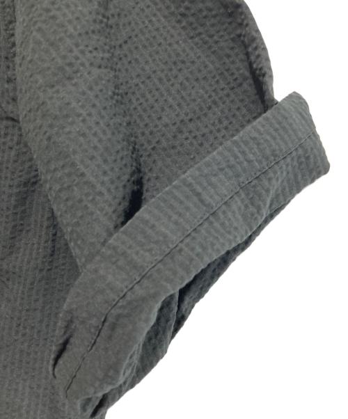 Ron Herman（ロンハーマン）Ron Herman (ロンハーマン) シアサッカーシャツ ブラック サイズ:Lの古着・服飾アイテム