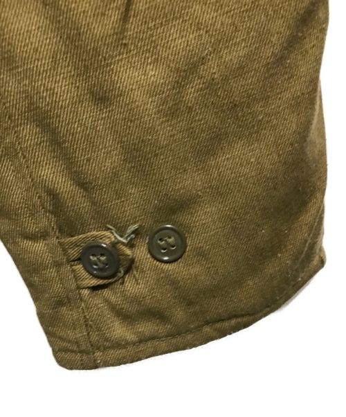 ミリタリー（ミリタリー）ミリタリー (ミリタリー) 中綿ミリタリーデッキジャケット オリーブ サイズ:ーの古着・服飾アイテム