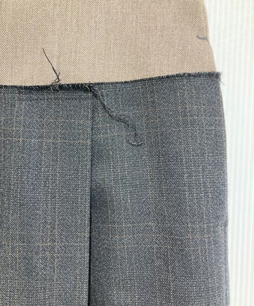 IRENE（アイレネ）IRENE (アイレネ) Shadow Plaid Pants グレー サイズ:34の古着・服飾アイテム