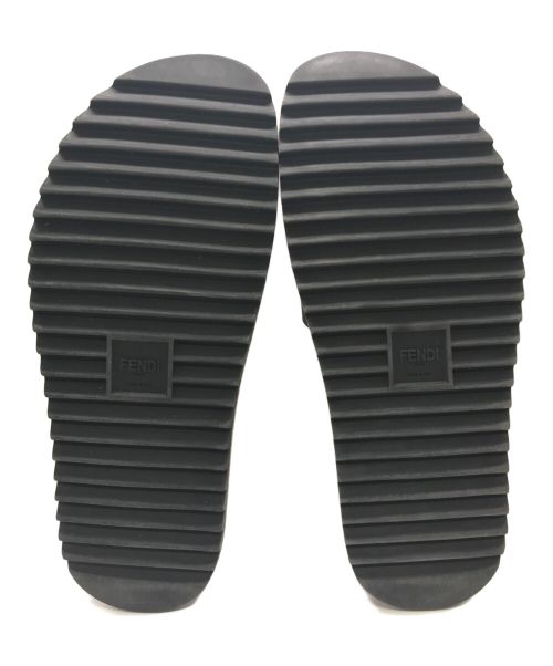 FENDI（フェンディ）FENDI (フェンディ) Rubber Slides（ラバースライド） ブラック サイズ:10の古着・服飾アイテム