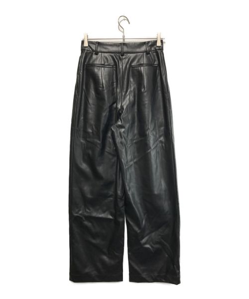 HER LIP TO（ハーリップトゥ）HER LIP TO (ハーリップトゥ) Vegan Leather Tapered Pants ブラック サイズ:Mの古着・服飾アイテム
