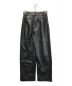 HER LIP TO (ハーリップトゥ) Vegan Leather Tapered Pants ブラック サイズ:M：13000円