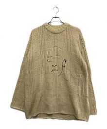 ANDERSSON BELL（アンダーソンベル）の古着「EMBLEM SWEATER」｜ベージュ