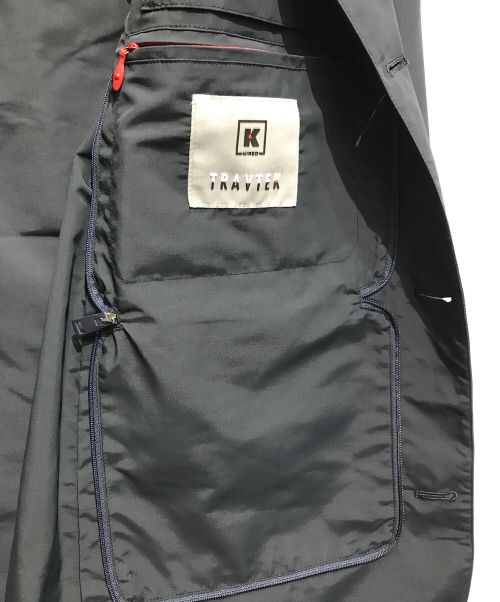 KIRED（キーレッド）KIRED (キーレッド) ステンカラーコート ネイビー サイズ:46の古着・服飾アイテム