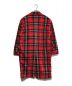 LEGENDA (レジェンダ) 起毛チェックルーズシルエットチェスターコート レッド サイズ:M：2000円