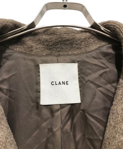 CLANE（クラネ）CLANE (クラネ) DOUBLR WOOL LONG COAT ブラウン サイズ:2の古着・服飾アイテム
