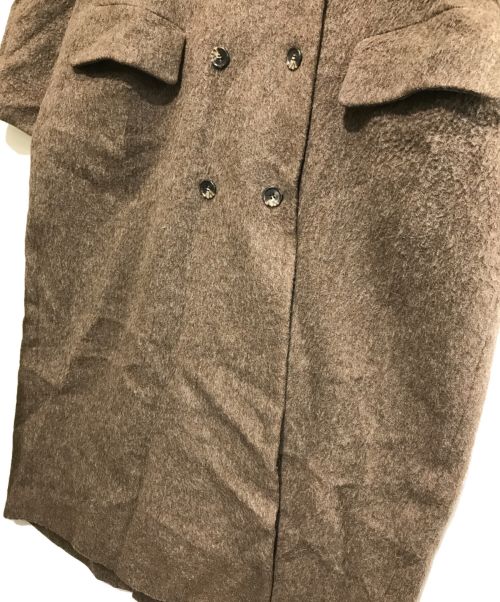 CLANE（クラネ）CLANE (クラネ) DOUBLR WOOL LONG COAT ブラウン サイズ:2の古着・服飾アイテム