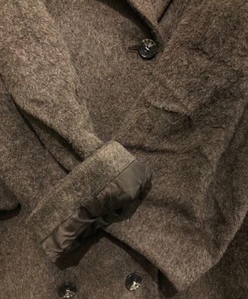 CLANE（クラネ）CLANE (クラネ) DOUBLR WOOL LONG COAT ブラウン サイズ:2の古着・服飾アイテム
