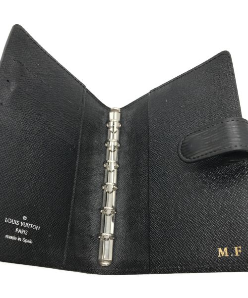 LOUIS VUITTON（ルイ ヴィトン）LOUIS VUITTON (ルイ ヴィトン) 手帳カバー ブラックの古着・服飾アイテム
