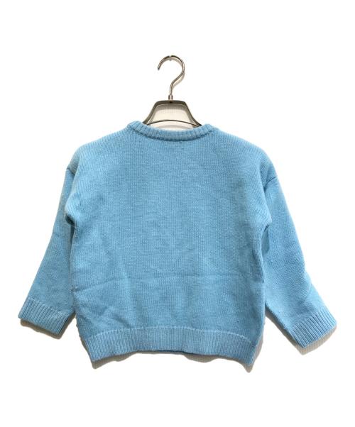 GUCCI（グッチ）GUCCI (グッチ) ニット ブルー サイズ:6（120/60）の古着・服飾アイテム