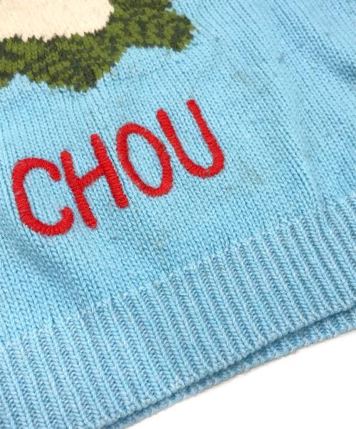 GUCCI（グッチ）GUCCI (グッチ) ニット ブルー サイズ:6（120/60）の古着・服飾アイテム