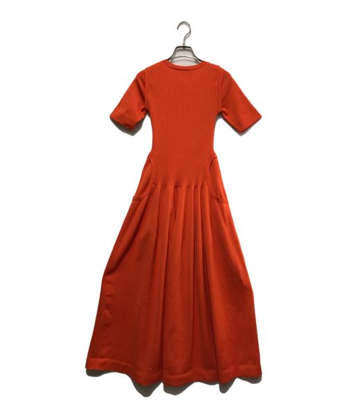 LE CIEL BLEU（ルシェルブルー）LE CIEL BLEU (ルシェルブルー) コクーンニットドレス オレンジ サイズ:36の古着・服飾アイテム