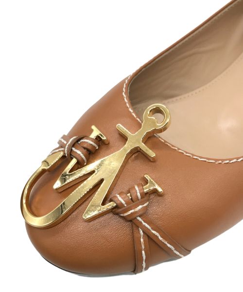 J.W.ANDERSON（ジェイダブリューアンダーソン）J.W.ANDERSON (ジェイダブリューアンダーソン) フラットシューズ ブラウン サイズ:36 1/2の古着・服飾アイテム