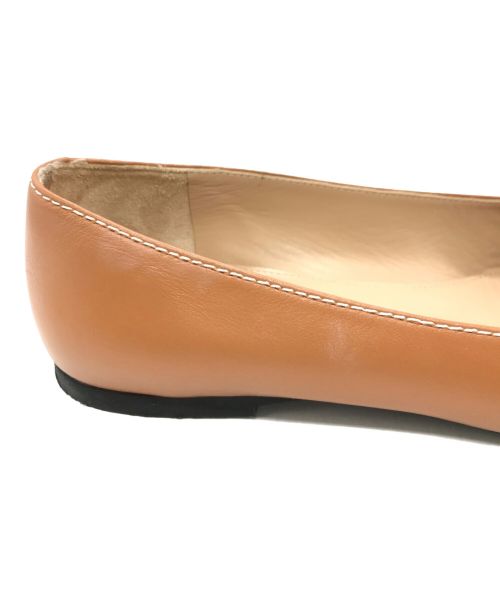 J.W.ANDERSON（ジェイダブリューアンダーソン）J.W.ANDERSON (ジェイダブリューアンダーソン) フラットシューズ ブラウン サイズ:36 1/2の古着・服飾アイテム