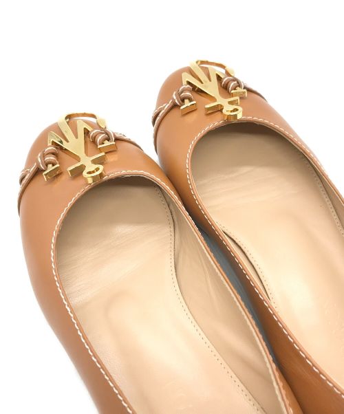 J.W.ANDERSON（ジェイダブリューアンダーソン）J.W.ANDERSON (ジェイダブリューアンダーソン) フラットシューズ ブラウン サイズ:36 1/2の古着・服飾アイテム