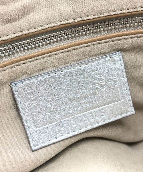 zanellato（ザネラート）zanellato (ザネラート) 2WAYショルダーバッグ レッド×ベージュの古着・服飾アイテム