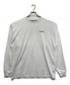 F.C.R.B.エフシーレアルブリストル）の古着「L/S STAR BIG LOGO TEAM BAGGY TEE」｜ホワイト